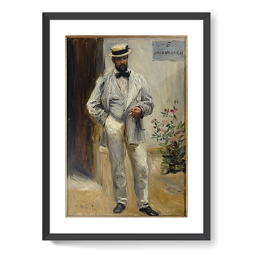 Portrait of Charles Le Coeur (1830-1906), architect, brother of the painter Jules Le Coeur, friend of Renoir (framed art prints)
