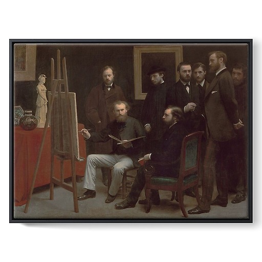 Un atelier aux Batignolles (framed canvas)