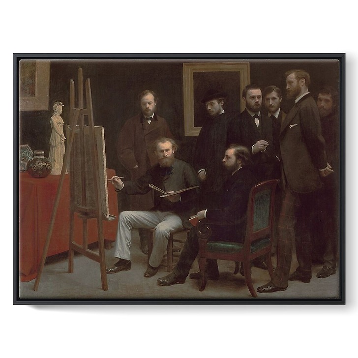 Un atelier aux Batignolles (framed canvas)