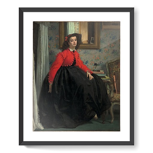 Portrait of Miss L.L. (framed art prints)