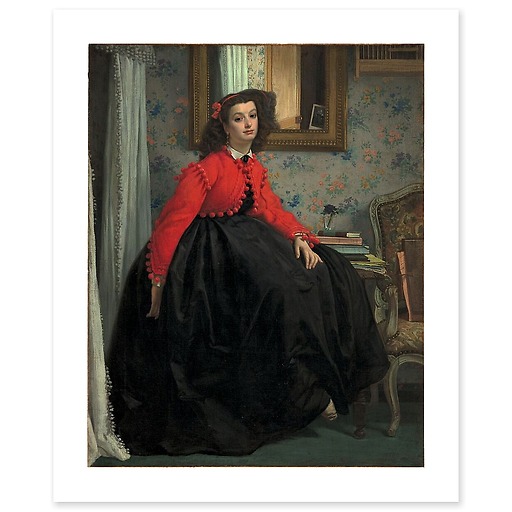 Portrait of Miss L.L. (canvas without frame)