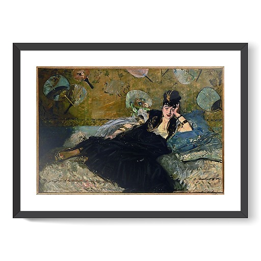 Woman with Fans (framed art prints)