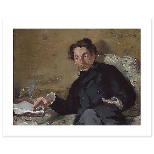 Stéphane Mallarmé (1842-1898), poète (canvas without frame)