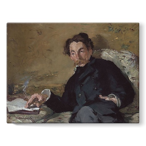 Stéphane Mallarmé (1842-1898), poète (stretched canvas)