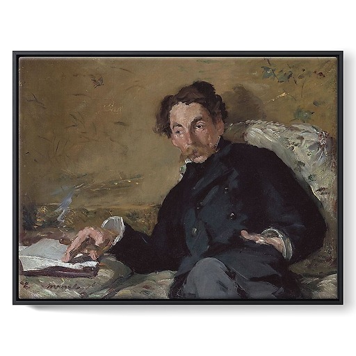 Stéphane Mallarmé (1842-1898), poète (framed canvas)