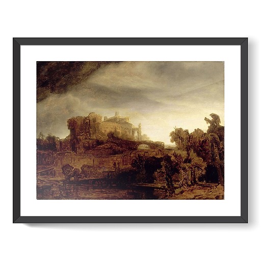 Landscapte with castle (framed art prints)