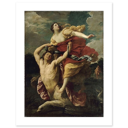Dejanire kidnapped by the centaur Nessus (canvas without frame)