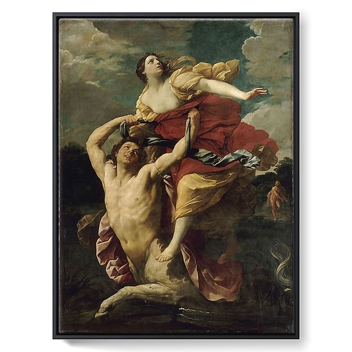 Dejanire kidnapped by the centaur Nessus (framed canvas)