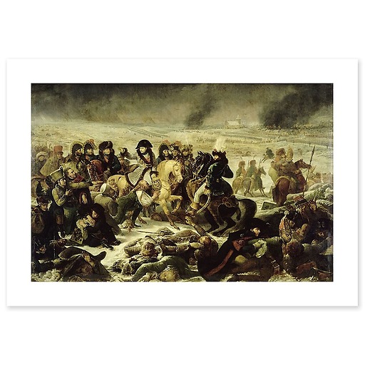 Napoléon Ier sur le champ de bataille d'Eylau (9 février 1807) (affiches d'art)