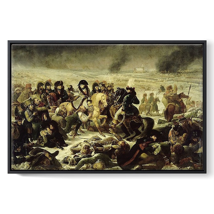 Napoleon I on the battlefield of Eylau (February 9, 1807) (framed