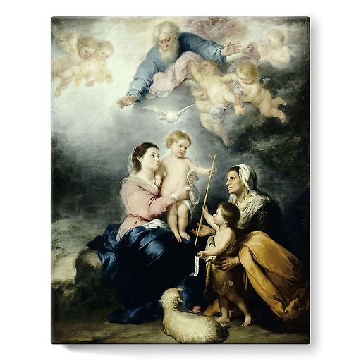 La Sainte Famille, dite la Vierge de Séville (toiles sur châssis)