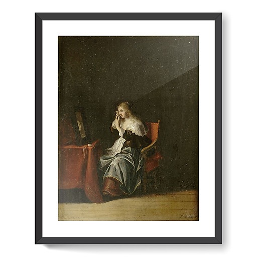 The Sight: Woman with a Mirror (framed art prints)