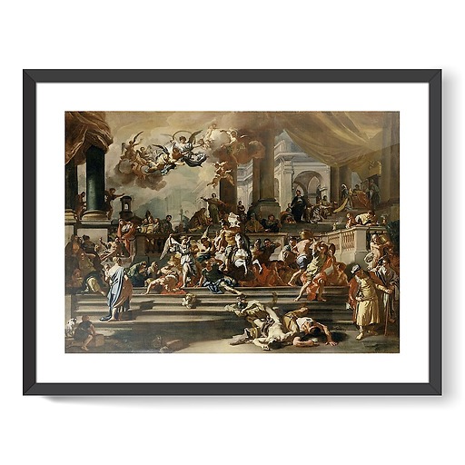 Heliodorus driven out of the temple (framed art prints)