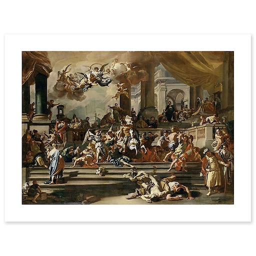 Heliodorus driven out of the temple (canvas without frame)