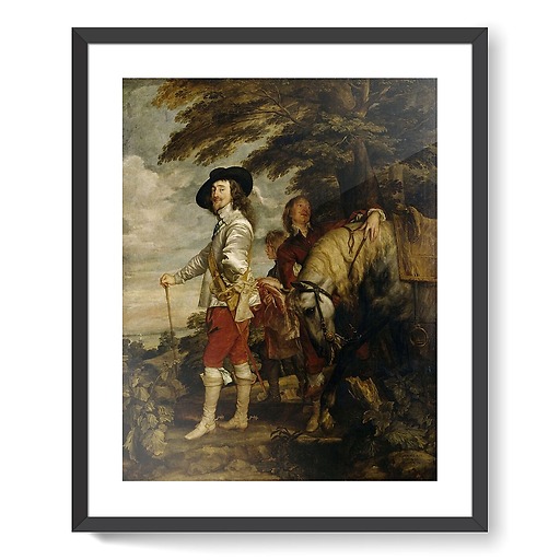 Charles I, King of England hunting (framed art prints)