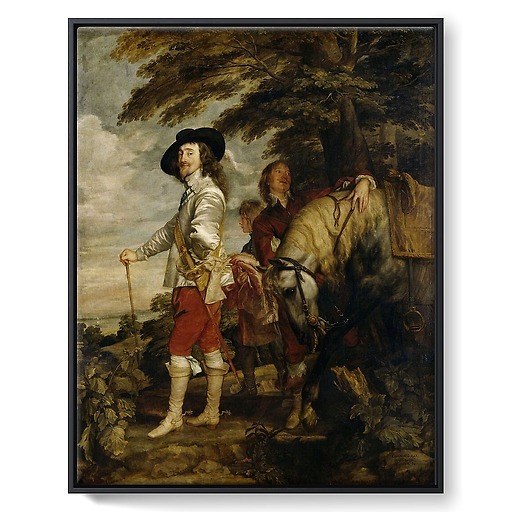 Charles I, King of England hunting (framed canvas)