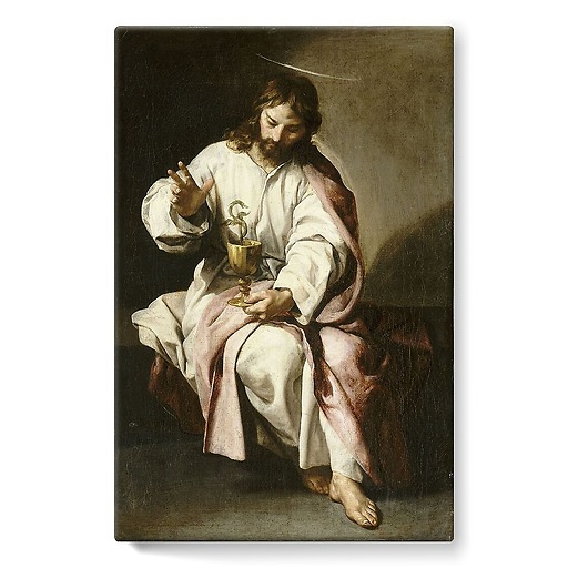 Saint John the Evangelist and the poisoned cup (stretched canvas)