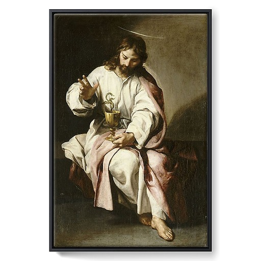 Saint John the Evangelist and the poisoned cup (framed canvas)