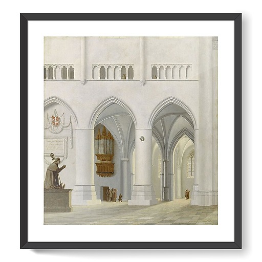 L'Eglise Saint-Bavon de Haarlem (affiches d'art encadrées)