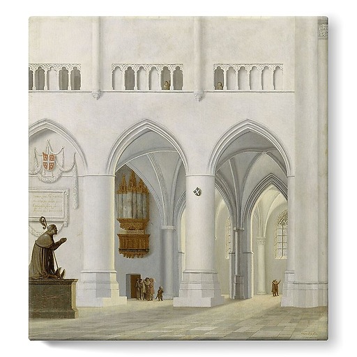 St. Bavo Church in Haarlem (stretched canvas)