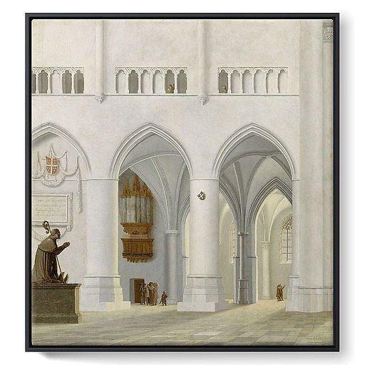 L'Eglise Saint-Bavon de Haarlem (toiles encadrées)
