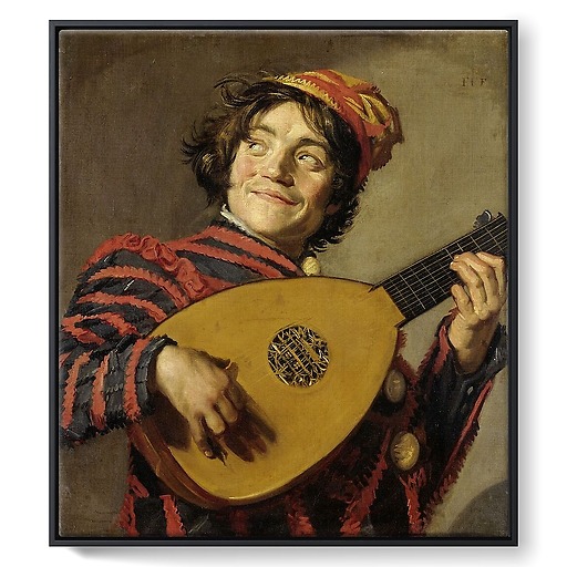 Buffoon with a Lute (framed canvas)