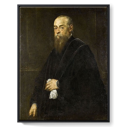 Portrait of a man (framed canvas)