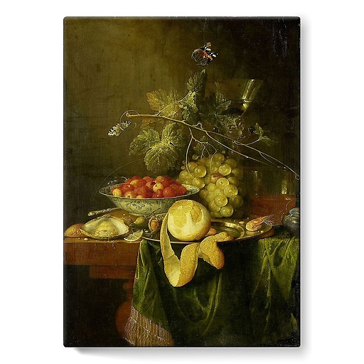 Still-life with Peeled Lemon (stretched canvas)