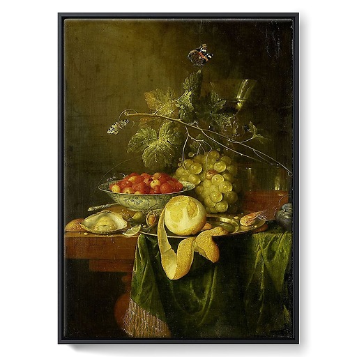 Still-life with Peeled Lemon (framed canvas)