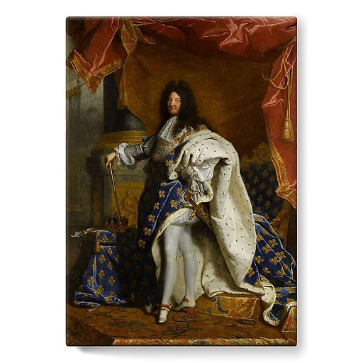 Louis XIV, roi de France, portrait en pied en costume royal (toiles sur châssis)