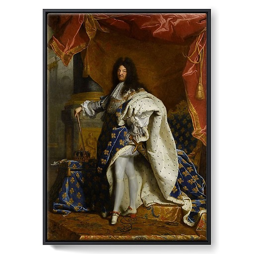 Louis XIV, roi de France, portrait en pied en costume royal (toiles encadrées)