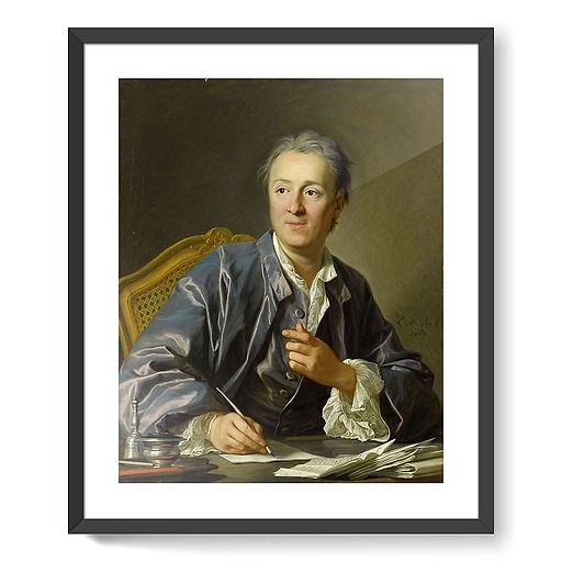 Denis Diderot, writer (framed art prints)