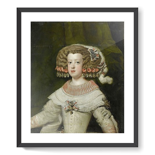 Portrait de l'Infante Marie-Thérèse, future reine de France (1638-1683) (affiches d'art encadrées)