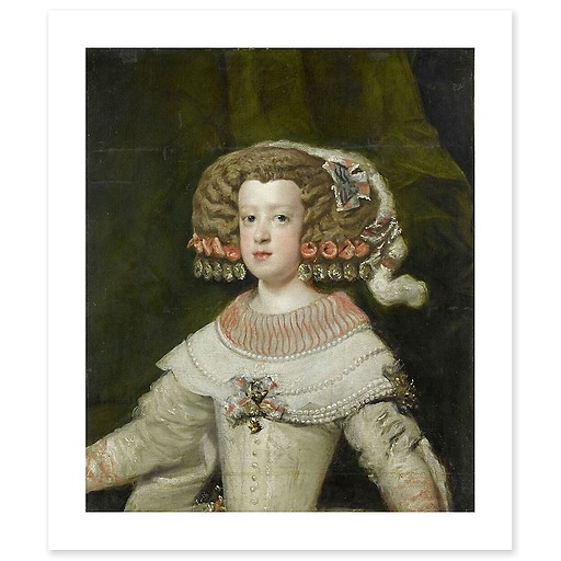 Portrait of the Infanta Maria Theresa, future Queen of France (1638-1683) (canvas without frame)