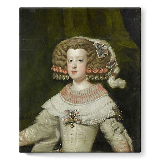 Portrait of the Infanta Maria Theresa, future Queen of France (1638-1683) (stretched canvas)