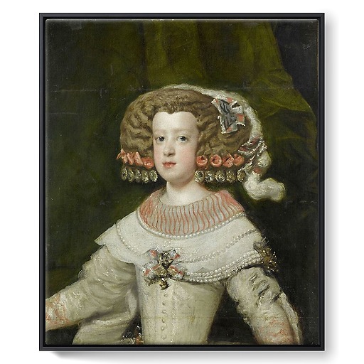 Portrait of the Infanta Maria Theresa, future Queen of France (1638-1683) (framed canvas)