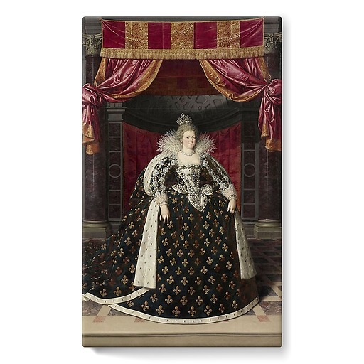 Marie de Médicis, Queen of France (stretched canvas)
