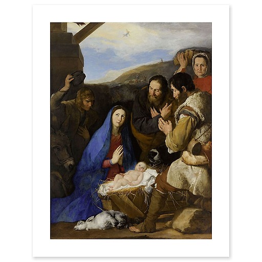 The Worship of the Shepherds (canvas without frame)