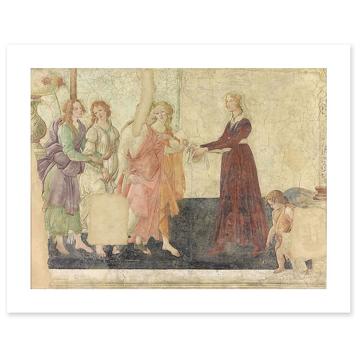 Vénus et les Grâces offrant des présents à une jeune fille (toiles sans cadre)