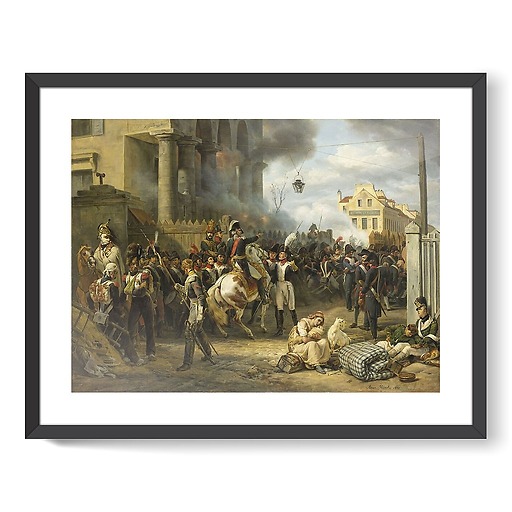 La Barrière de Clichy, défense de Paris le 30 mars 1814 (affiches d'art encadrées)