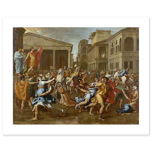 The Rape of the Sabine Women (canvas without frame)