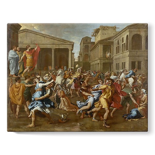 The Rape of the Sabine Women (stretched canvas)