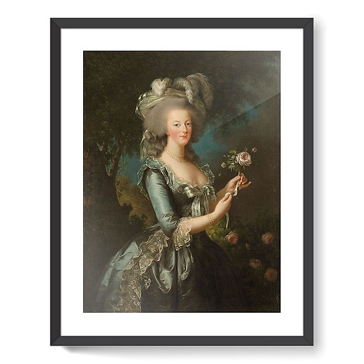 La reine Marie-Antoinette dit "à la Rose" (affiches d'art encadrées)