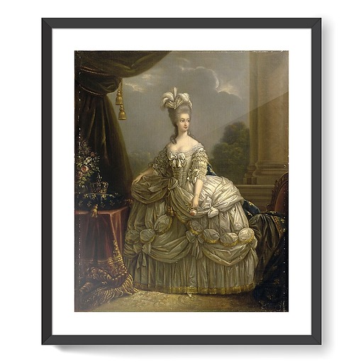 Portrait de la reine Marie-Antoinette (affiches d'art encadrées)