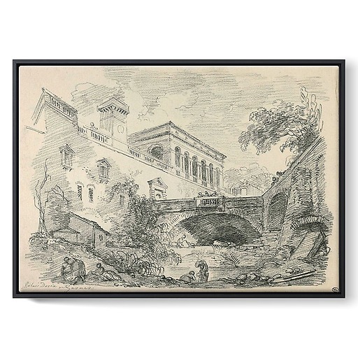 View of the Doria Palace (framed canvas)
