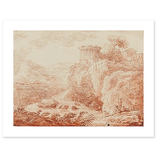 The Temple of the Sibyl (canvas without frame)