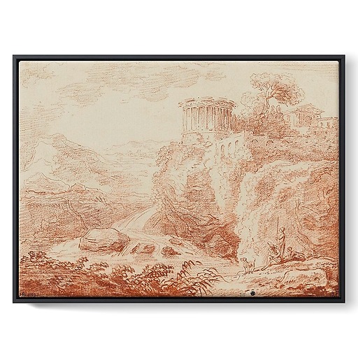 The Temple of the Sibyl (framed canvas)