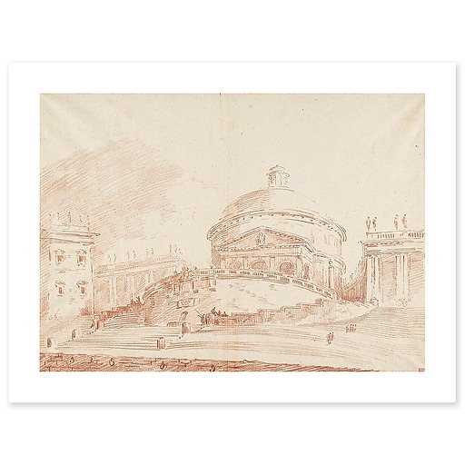 The port of Ripetta (canvas without frame)