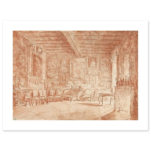 The salon of the bailiff of Breteuil (art prints)