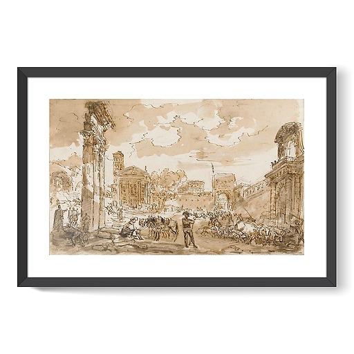 The Campo Vaccino (framed art prints)